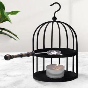 Metal  Shape  - Sealing  Furnace - W/ Melting Spoon Tool Black