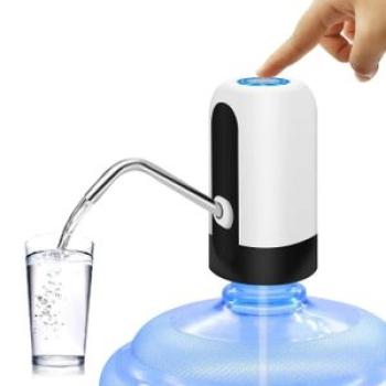 USB Charge Electric Automatic Portable Water Dispenser Black White
