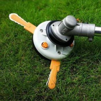 Dual-Use Nylon  Mower GrTrimmer Head Cutter Blade For Garden Lawn Machine Accessories Power Tools Ea