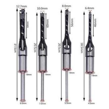 6 6.4 8 10 12.7mm HSS Square Hole Drill Woodworking Drill