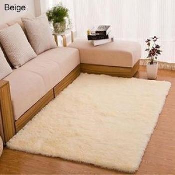 Home Living Room Bedroom Floor Carpet Mat Soft-Voilet