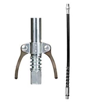 Grease Gun Coupler Quick Lock On Release Fitting Double