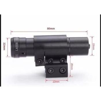 Green Dot Laser Sight Adjustable Collimator Laser Pointer Hunting Gun Accessory for 11mm 20mm Weaver