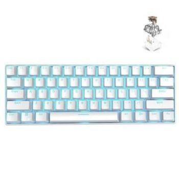 RK61 61 Keys Bluetooth  Wireless Dual Modes Tablet Mobile Gaming Mechanical Keyboard, Cable Length: