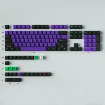 Gmk Clones Mecha-01 Eva Custom Pbt Keycap Dye-Sub Keycap Cherry Profile English Keycaps For Mx Switc