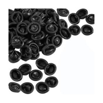 800 Pcs Disposable Latex Finger Cots Protective Fingertips Gloves Black Anti Static Finger Cots Rubb