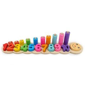 Children Wooden Montessori Materials Learning To Count