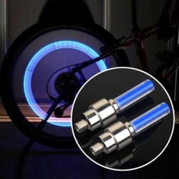 2 PCS Wheel Tyre Lamp For Car  Motorbike  Bike