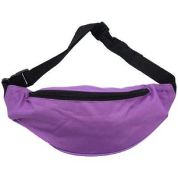 Fanny Pack for Women Men Waist Bag Unisex Waist Bag Belt Bag Zipper Pouch Packs purple