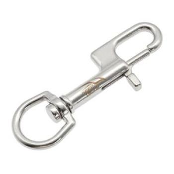 Stainless Steel Swivel Bolt Snap Hook Clip Scuba 90mm Single Ended