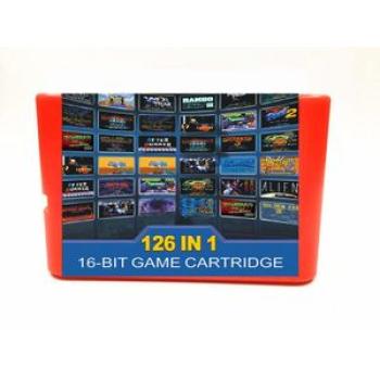 126 Hot games in one for Megadrive Genesis consoles 126 in 1game caridge for sega consoles