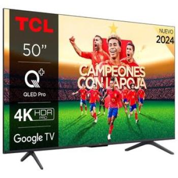 50C655 QLED UHD 4K Smart Google TV - 50" - Black