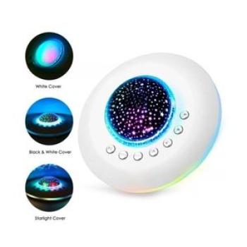 Baby  Noise Sound hine Built in 28 Soothing Sounds Star  Colorful Breathing Light Rechargeable Sleep