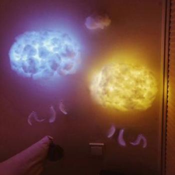 1 Set Cloud Shape Night Lights For Children Room Decor Diy