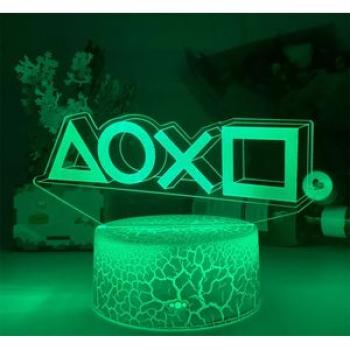 For Playstation Logo Led Game Icon Light 3d Illusion Night