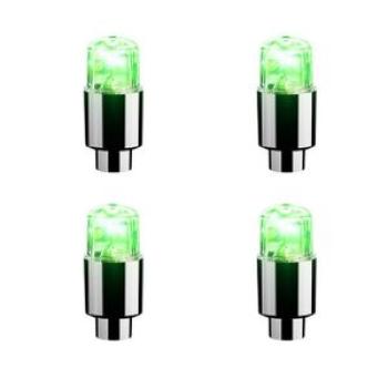 1/4Pcs Car Wheel Lights Cap Auto LED Wheel Tire Tyre Air Valve Stem Caps Cover for Car Motorcycle Au