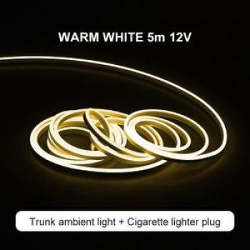 For Tesla Model Y Customized Trunk Lights Flexible Frunk Brighten LED Strip Waterproof Silicone Camp