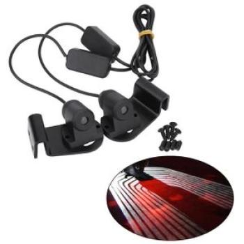 2024 New 2pcs Motorcycle Angel Wing Led Lamp Automotive Car Modification Parts Vehicle LED Tail Ligh