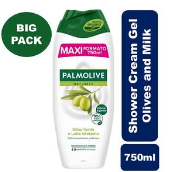 Bath & Shower Cream Gel Olives and Milk - 750 ml