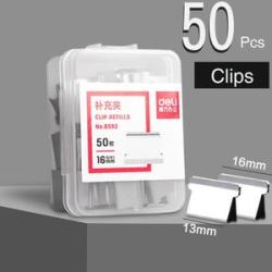 50pcs Paper Pusher Clips Set Binder Clips Paper Clamps for School Document Organizer Portable Clip S