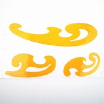 1set Curve French Ruler Template Sewing Drawing Drafting Hip Set Templates Pattern Curves Scale Tail