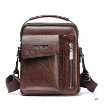 Men Bag Luxury PU Leather Messenger Shoulder Crossbody Bags For Male Small Casual Business HandbagDa