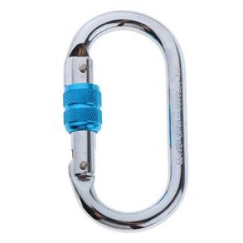 Aluminum Screw Lock Carabiner Durable Light Screw Gate for