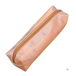 Lovely Lasered Colorful Pencil Pouch Large Capacity