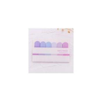 2 PCS Gradient Office Sticky Notes Planner Stickers Page School Supplies Stationery
