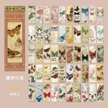Mr.Paper 6 Designs Month Weaving Past Series Stickers Book Creative DIY