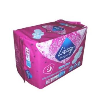 Sanitary Pad-Heavy Extra Protection and Maximum Comfort-12 Pads+2 Liners-  Pink