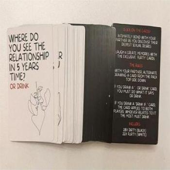 Drunken Desire Couple Romantic Games Party Jewelry Game Funny Family Table One Don`t Mercy Cards Edu
