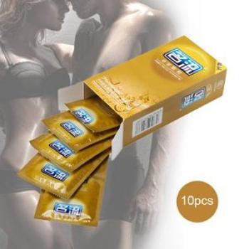 10Pcs Natural Latex Comdoms for Men Super Thin Lubricated Threaded G Spot Dots Condom Sex Products N