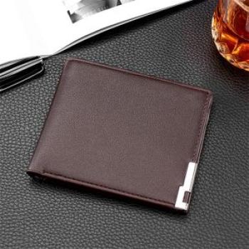 men`s wallet short leather wallet，wallet