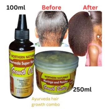 Ayurveda Super Hair Growth Combo (oil and butter)