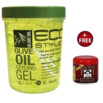 Eco Styler Olive Oil Styling Gel - 946ml + Free Kurl Out Hair Cream