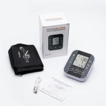 Blood Pressure Monitor Upper Arm Automatic BP Cuff Machine with LED Display for Home Use Health Care