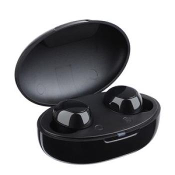 (black)Elderly Hearing Aid Rechargeable ITE Deaf The Listening Device Mini Wireless Sound Amplifier