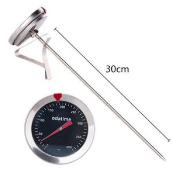Odatime 20/30/40/50CM Kitchen Thermometer Meals Meat Oven Cooking Probe Thermometer Cookware BBQ Bak