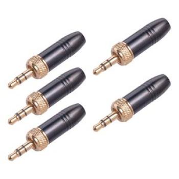 5Pcs Lavalier Lapel Microphone 3.5mm Audio Plug with M6 Internal Thread Internal Thread Cable for-So