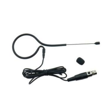 Quality Black Ear Hook Headset Microphone For Akg Samson Gemini Wilress Earset System Ta3f Mini Xlr