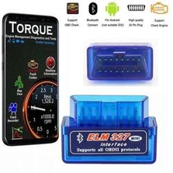 OBD2 Scanner ELM327 OBD211 Car ELM 327 Tester Diagnostic Tool for Android Windows - Blue