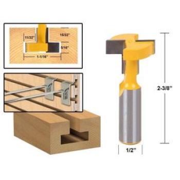 1/2 inch Shank Router Bit T-Slot & T-Track Slotting Tenon