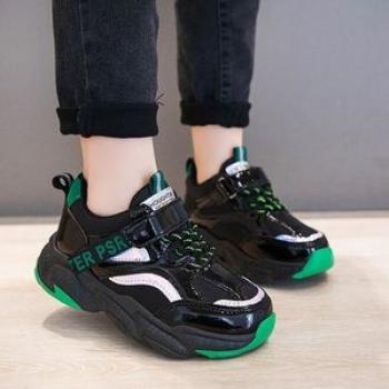 New Children`s High-end Sneakers Breathable Fashion Sneakers For Girls-green