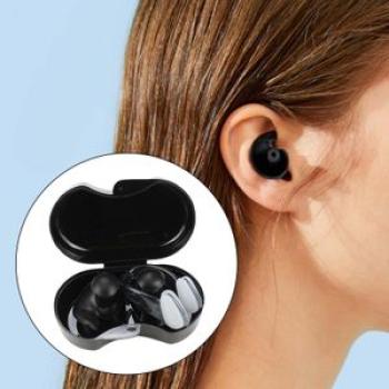 Swimming Ear Plug and Nose Clip Set Reusable Training