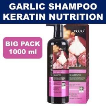 Garlic Shampoo Keratin Nutrition Moisturizing & Smooth - 1000 ml