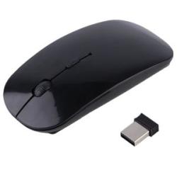 New Compatible USB Wireless Optical Mouse For Macbook All Laptop Black