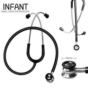 20mm Diameter Chestpiece Infant Neonatal Fetal Lightweight Cardiology Doctor Nurse Dual Head Baby Me
