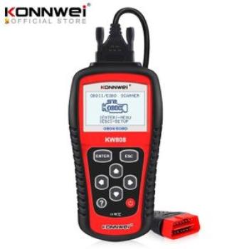 Konnwei KW808 OBD Car Scanner OBD2 Auto Automotive Diagnostic Scanner Tool Supports CAN J1850 Engine