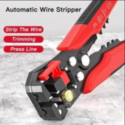 3 In 1 Multi-function Electrician Quick Wire Stripper-Red